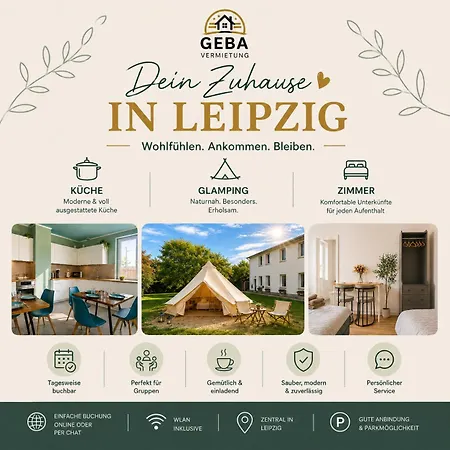Luxury tent Glamping- Einzigartiges Zelten Im Ruhigen Garten Umgeben Von Obstbaeumen *
